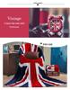 Brytyjski koc flanelowy z flagą Union Jack do klimatyzacji - Idealny prezent lub zakup grupowy