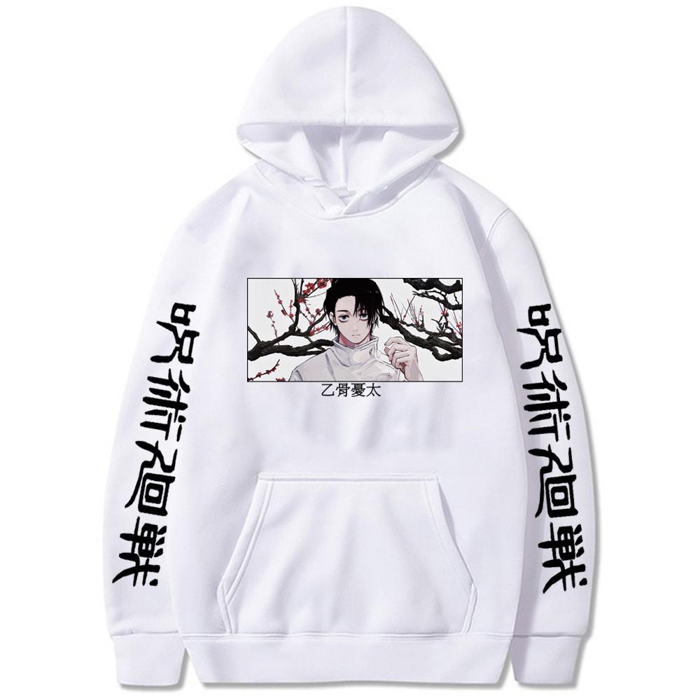 Jujutsu Kaisen Okkotsu Yuto Grafiske Hettegensere Vintage Oversized Hettegenser Langermet Hettegenser Herre Dame Klær