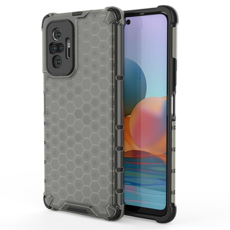 Shockproof Transparent Case For Redmi Note 10 Pro Honeycomb Armor Case For Redmi Note 10 Pro Case Cover For Redmi Note 10 Pro