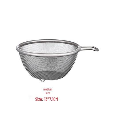SP SAUCE Stainless Steel Mesh Strainer Basket with Handle