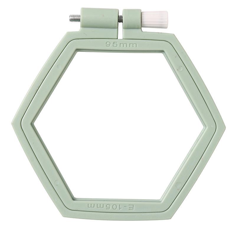 DIY Plastic Embroidery Hoops Cross Stitch Frame Stretch Ring Tool for Needlecraft Sewing Loop Cross Stitching