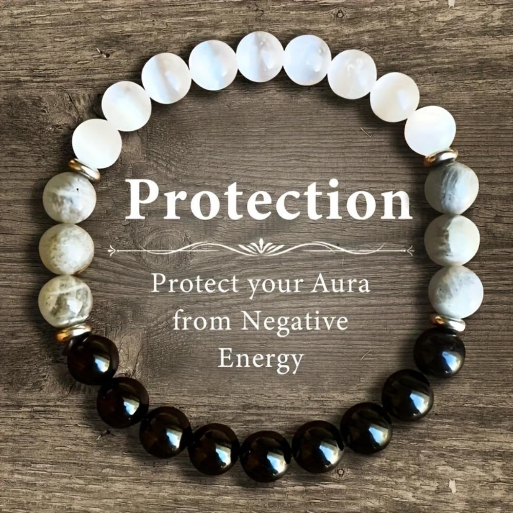 

Stretchable Gemstone Bracelet for Protection - Elegant Bracelet for Wrist, Ideal for Daily Wear