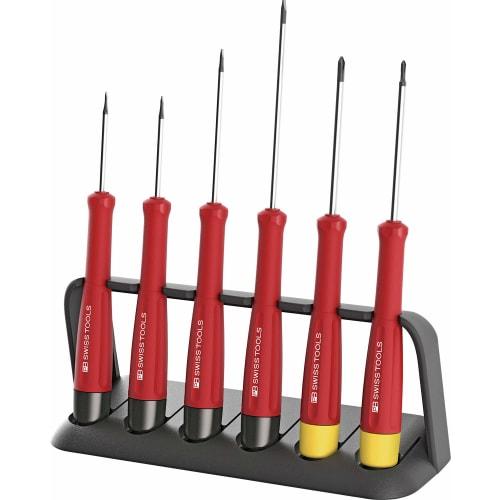 PB SWISS TOOLS 8641 SwissGrip Precision Screwdriver Set with Stand