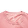 Li-Ning Simple Versatile Letter Print Round Neck Breathable Short Sleeve T-Shirt Men Tops Peach-Pink AHSVB69-2