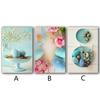Easter Egg Poster Flowers and Butterflies Doughnut Kitchen Wall Art Logo Decoration Festival Canvas Painting Home Decoration