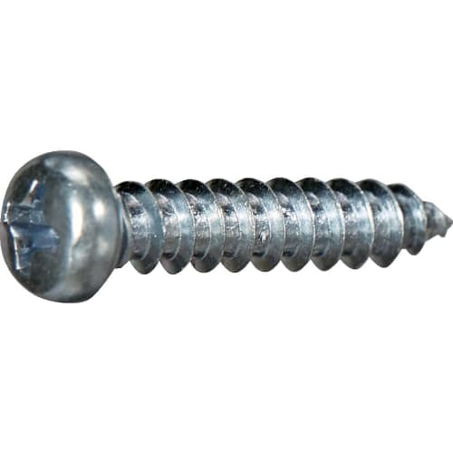 TRUSCO Pan Head Tapping Screws, Type 1A, Nickel-plated, M3 X 20, 20 Pieces, Small Pack, Y833-0320