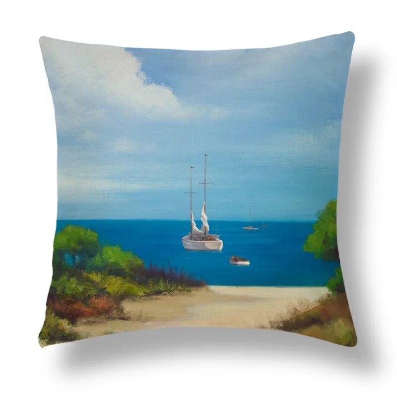 

Спальня Домашний декор Наволочка Абстрактная геометрическая наволочка Оранжевый Желтый Коричневый 45x45cm