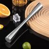 BJ Stainless Steel Ice Crusher Hammer, Ice Breaker, Juicer Stick, Shaker Cup Muddler, Lemon Tea Tool, Ice Crusher Hammer, 26cm Long Versio