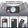 For iPhone 17 Case with Lens Kickstand Matte Phone Back Cover Compatible with MagSafe
