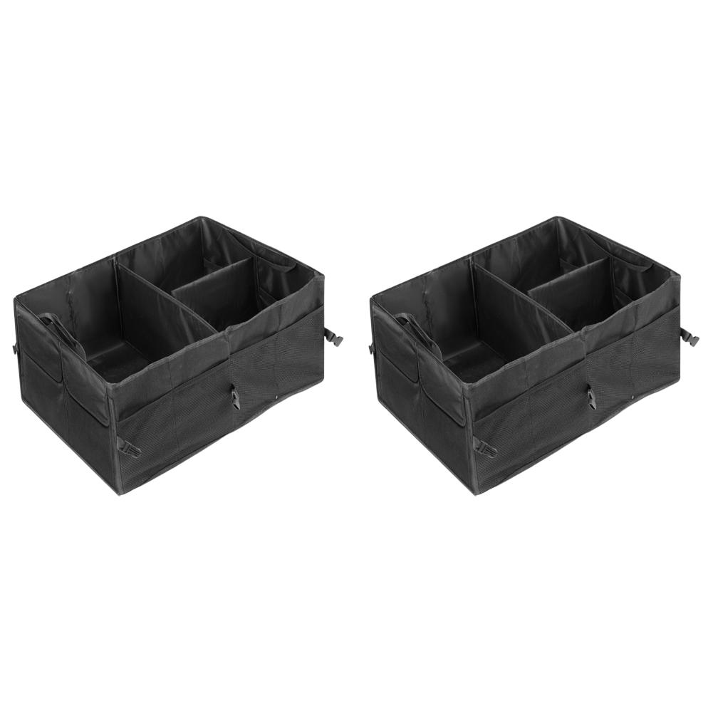 1/2Pcs Big Capacity Car Storage Box Car Trunk Organizer EcoFriendly Super Durable Collapsible Cargo Storage Tool Auto Trucks Box