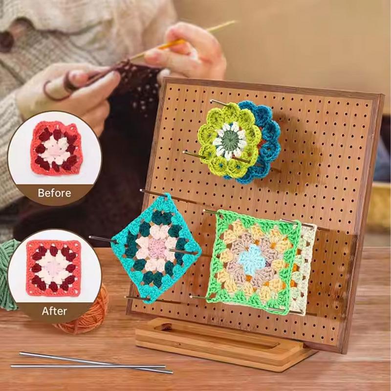 Crochet Blocking Board With Pegs Knitting Blocking Board 12x12 Inch Crochet Blocking Board For Knitting Projects With Knitting