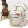 Schoolbag new 1011 backpack women pu soft leather bag, high-end trendy leisure travel, fashionable and versatile