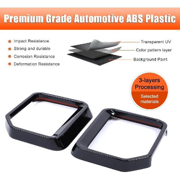 Rearview Mirror Rain Shield Cover Compatible with Toyota Land Cruiser Prado 250 J250 LC250 2024 2025 Accessories, Rear View Mirror Rain Shield Visor