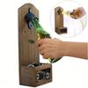 Vintage Cast Iron Wall-Mounted Bottle Opener - Durable Beer and Wine Cap Lifter, Ideal for Home, Bar, and Party Use, Wall Hanging, Bottle Cap Remover