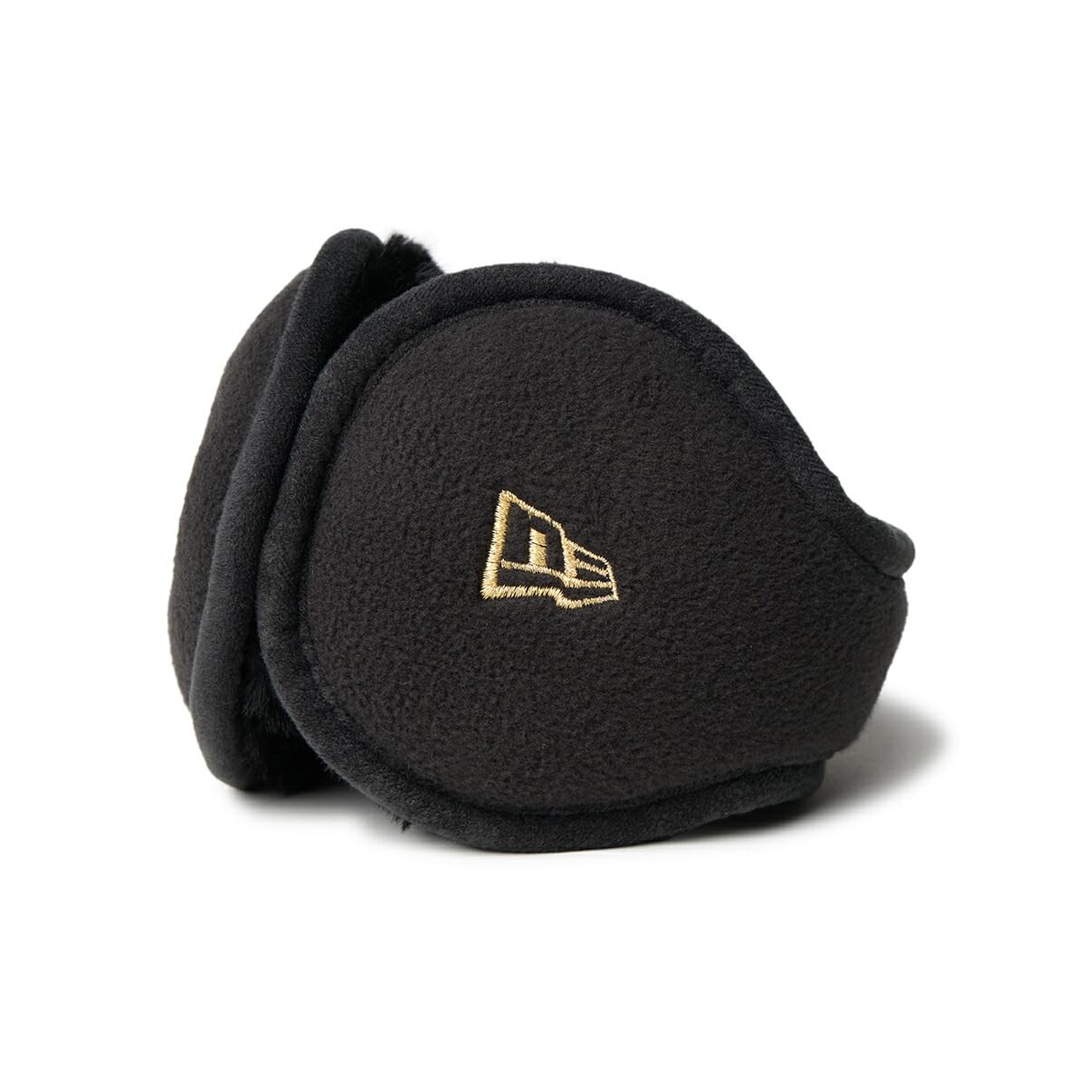 

New Era Новые наушники New Era с логотипом One Ear Muff Box, Черный/Золотой, Размер, Логотип, Черный/Золотой