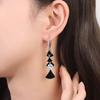 Water Drop Black Dress Earrings Women Jewelry Wedding Party Gifts