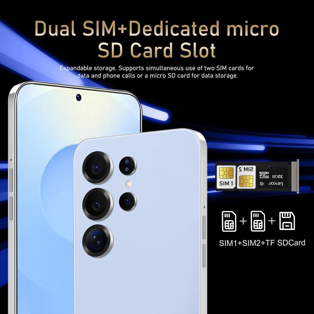 Model S25 7.3-inch Full Screen Smartphone with 16GB+1TB Storage