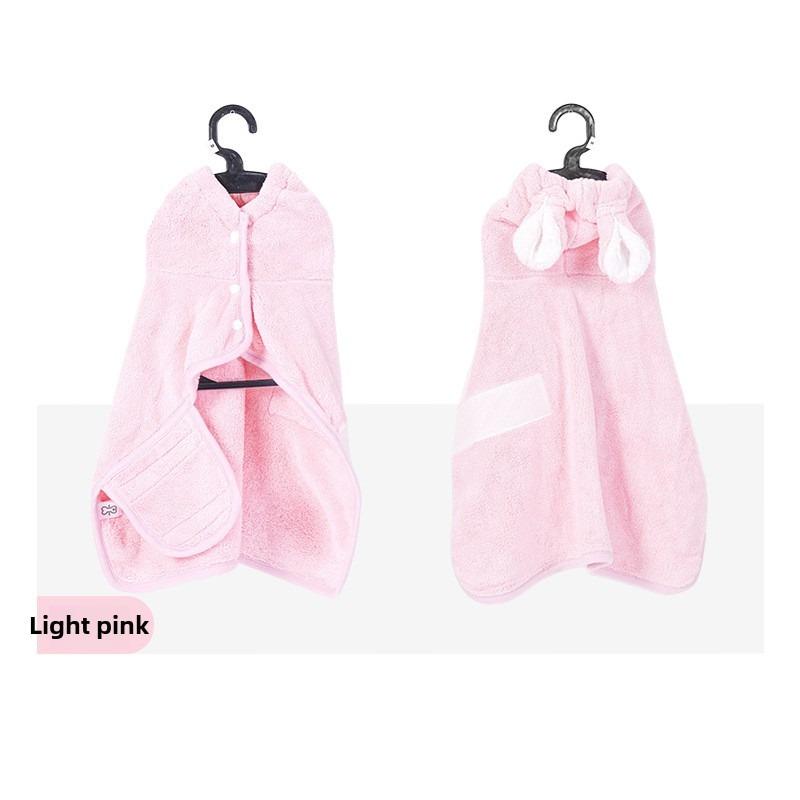 

Супервпитывающее полотенце для купания собаки, мягкие полотенца для мытья питомца, новый банный халат для щенка для чистки питомца XS розовый