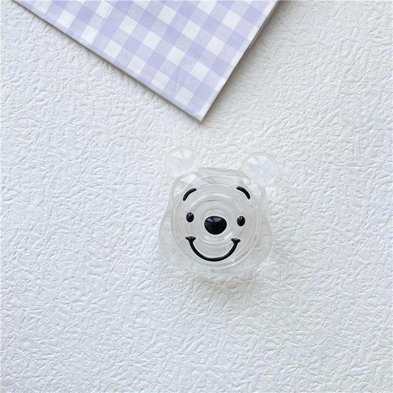 

Ins 3D Drip Glue Transparent Cloud Bear Airbag Bracket Lazy Internet Celebrity Desktop Telescopic Support Phone Stand