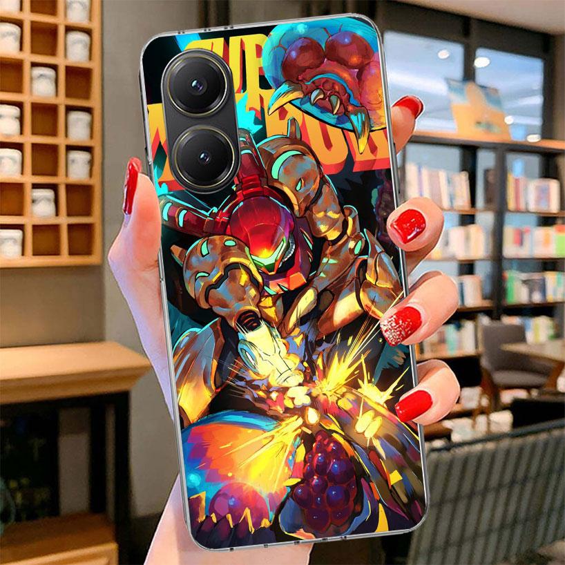 Game M-Metroids Phone Case For Xiaomi Poco F7 Ultra X7 X6 X5 Pro M7 Redmi 15C 15 13C 13 12C 12 10C 10 9A 9C 9T 9 Shell Poco F7 U