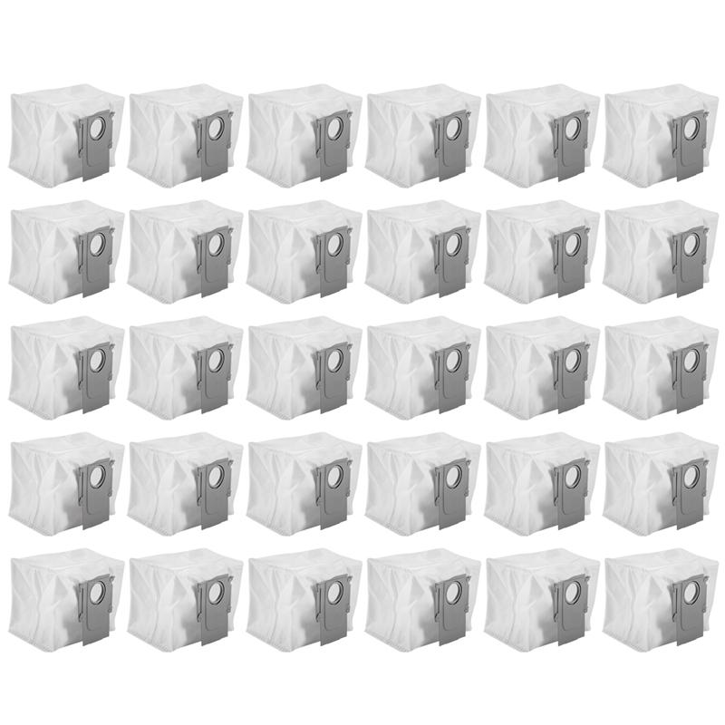

AEE4-30Pcs Dust Bag Replacement Accessories For Roborock T8, G10S, Q7 MAX, Q7 Max+, S7 MAXV Ultra Robotic Vacuum Cleaner