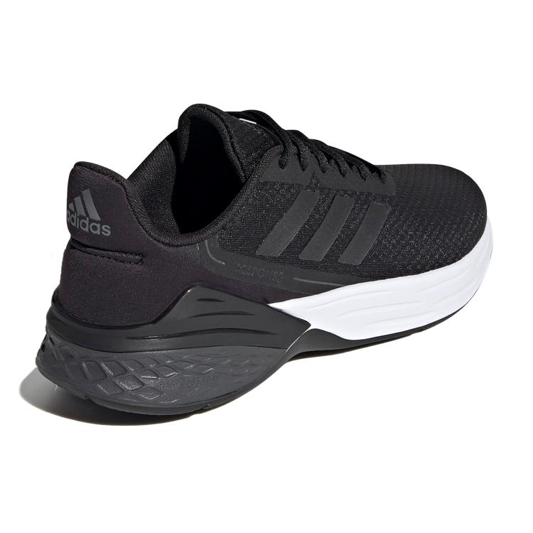New Adidas Response Sr 'Black White Silver' Women's FX3642