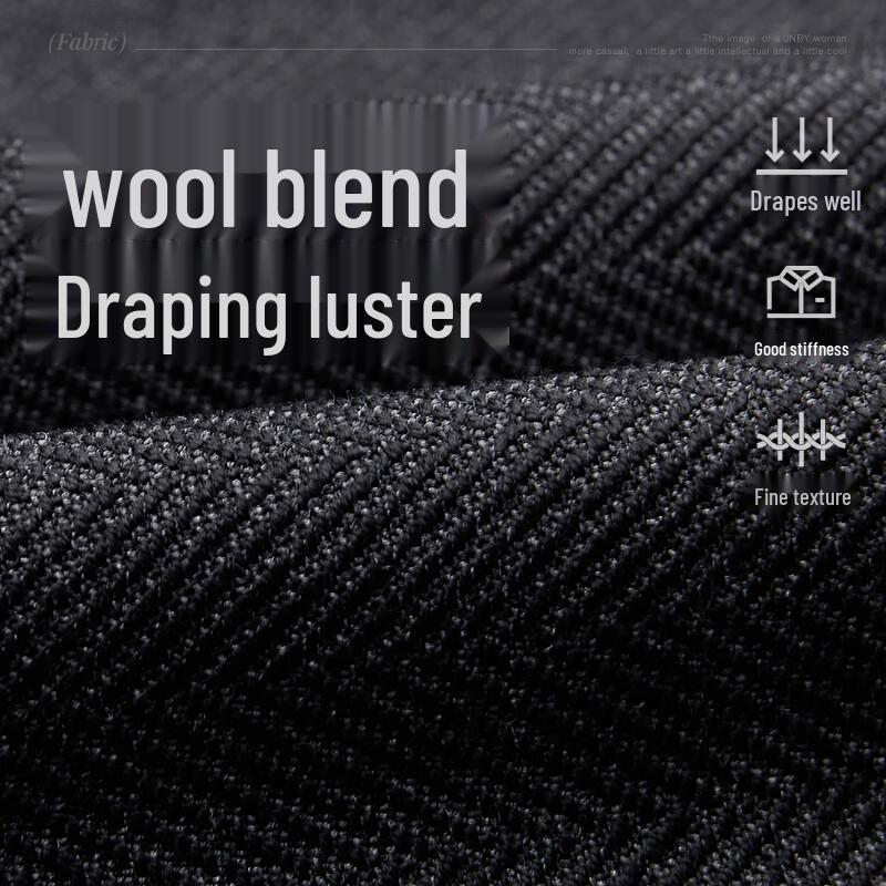 JNBY 2023 Fall Loose Fit Cropped Casual Pants