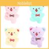 Soft Fleece Charming Bear Plush Keychain Adorable Animal Bag Charm Pendant