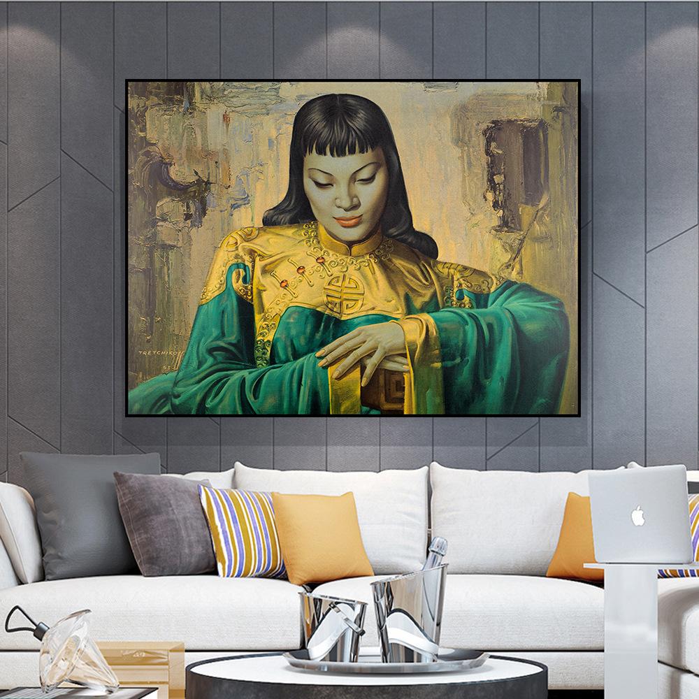 Afrika Kvinnor Affisch Kanvasmålning Väggkonst Bilder Modern Rum Heminredning Gåva