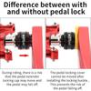 2pcs Quick Release Bicycle Pedal Lock Ring Fixed Lock Ring Bike Pedal Protection Buckle  Road