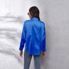 Hot-selling Real Shot: Women's Satin Shirt, Silk-like Long-sleeved Shirt, New Style Women's Clothing