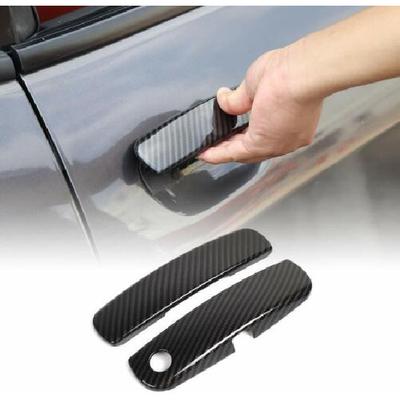 Car Door Handle Trim Cover Accessories for Dodge Challenger 2012-23 Carbon Fiber
