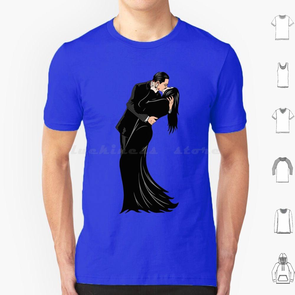 Cara Mia T Shirt Cotton Men Women DIY Print Romance Love Kiss Gothic Emo Addams Gomez Morticia Horror Halloween Scary Cara Mia