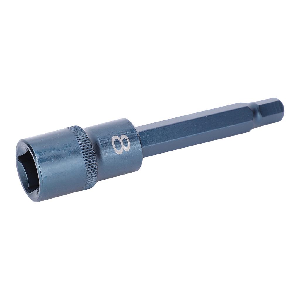Hex Screw Driver Socket Lengthen Metric S2 Alloy Steel Hand Hardware Tool 100x8mm
