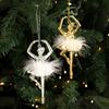 Ballet Girl Xmas Tree Decorations Plastic Christmas Ornaments  Xmas Party