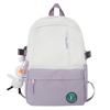 Schoolbag Casual Middle School Student Schoolbag 1011 New Korean Version Simple and Versatile Travel Backpack Trendy Couple Backpack