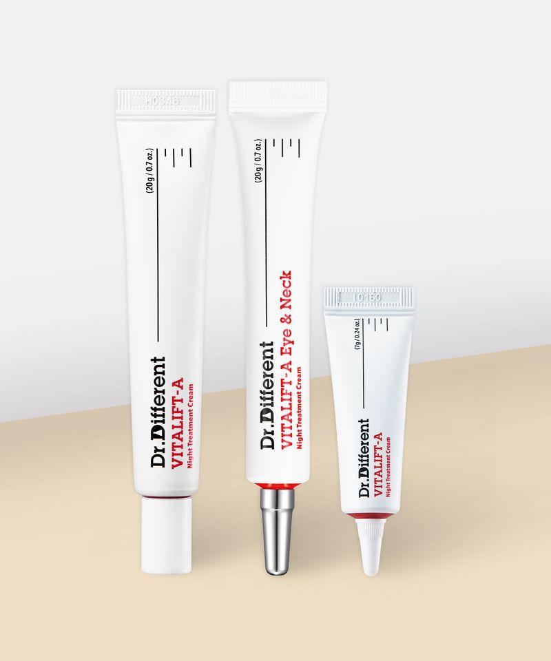 [Beginner Set] Vitalift-A Retinal Cream 20g + Vitalift-A Eye & Neck Retinal Cream 20g