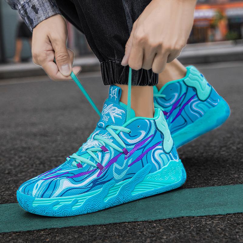 Pantofi de Baschet pentru Bărbați de Înaltă Calitate cu Amortizare pe Teren, Brand de Antrenament, Ghete de Baschet de Stradă pentru Femei, Adidași de Tenis Atletici Unisex