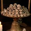 Resin Skull Decoration Halloween Mini Skull Figurine Set for Table Decor Haunted House Props Micro Landscape Resin for Dollhouse