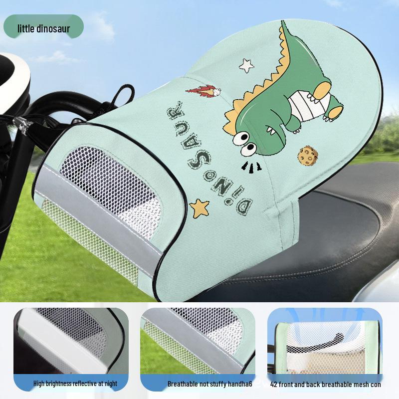 Electric Vehicle Sunshade Handlebar Covers: Waterproof, Windproof & UV-Protective
