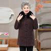 Elderly Women's Winter Cotton Padded Jacket
