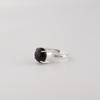 Zwarte Toermalijn Edelsteen 925 Sterling Zilver Feestelijke Designer Ring Voor Verjaardagscadeau RR-72-28