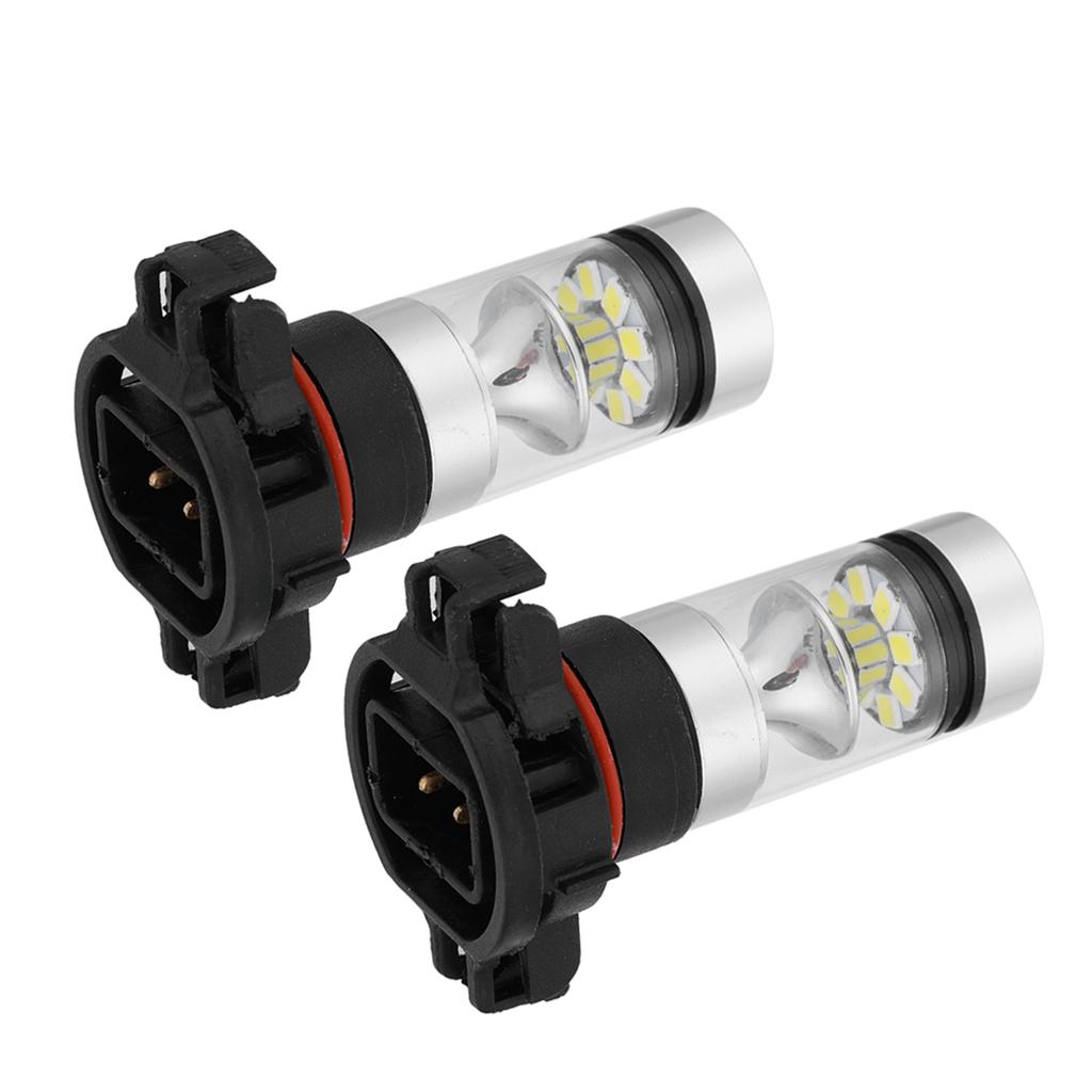 LED Fog Light Bulbs 12-24V 100W 6000K White Car Bright for 2015-2018