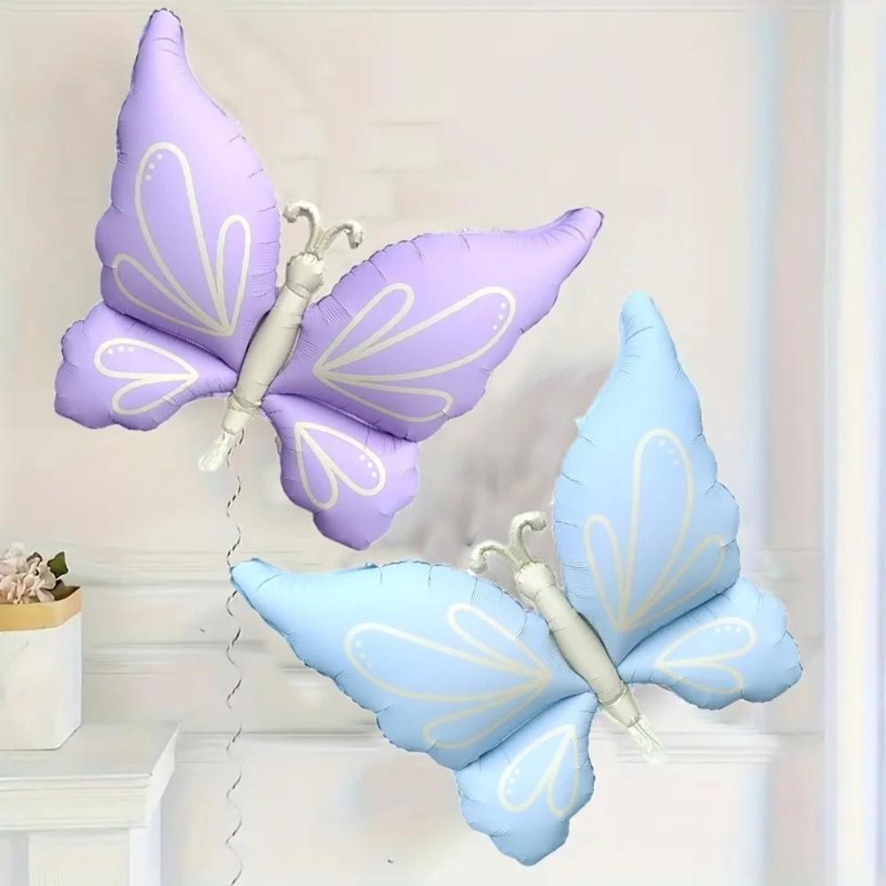 Palloncini Opachi a Forma di Farfalla Palloncino Galleggiante Grande Palloncino in Pellicola di Alluminio Forniture per Feste