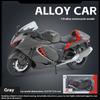 1/9 SUZUKI HAYABUSA Motorcycle Model, Rearview Mirror Removable, Simulated Lighting, Adult Collectible Ornaments, Boy Gifts