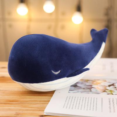 25CM Cartone animato Super morbido Peluche Animale marino Balena blu Peluche Peluche Pesce Regalo di compleanno per bambini