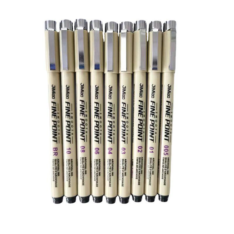 Waterproof Needle Tube 12-Line Soft Tip Drawing Pen for Art & Architecture