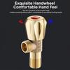 Color Coded Handle Triangle Valve Brass Water Supply Valve New Angle Valve  For Faucet
