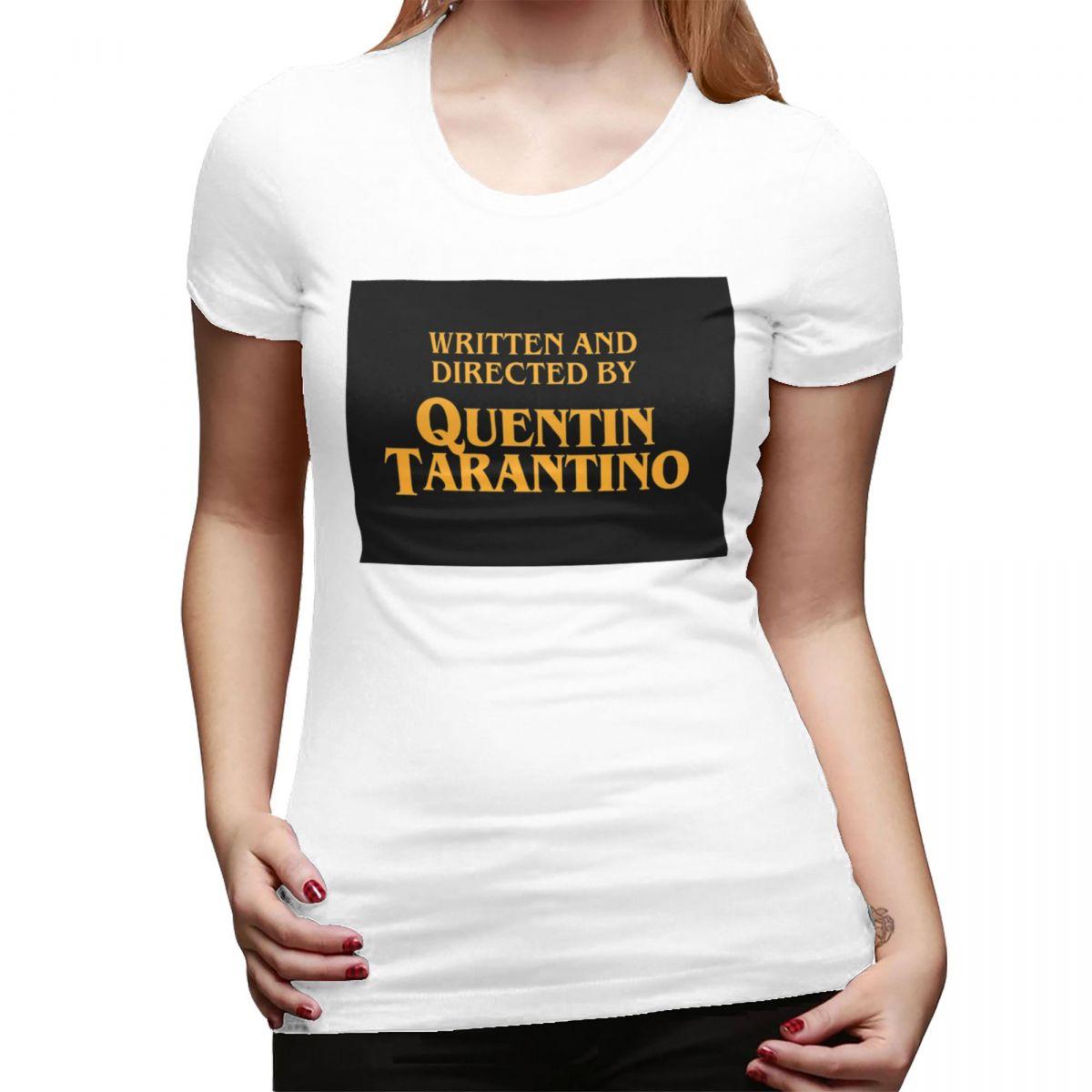 

Quentin Tarantino TShirt for Women Crew Neck Streetwear T Shirts Womens Short Sleeve Summer Clothes Tops S