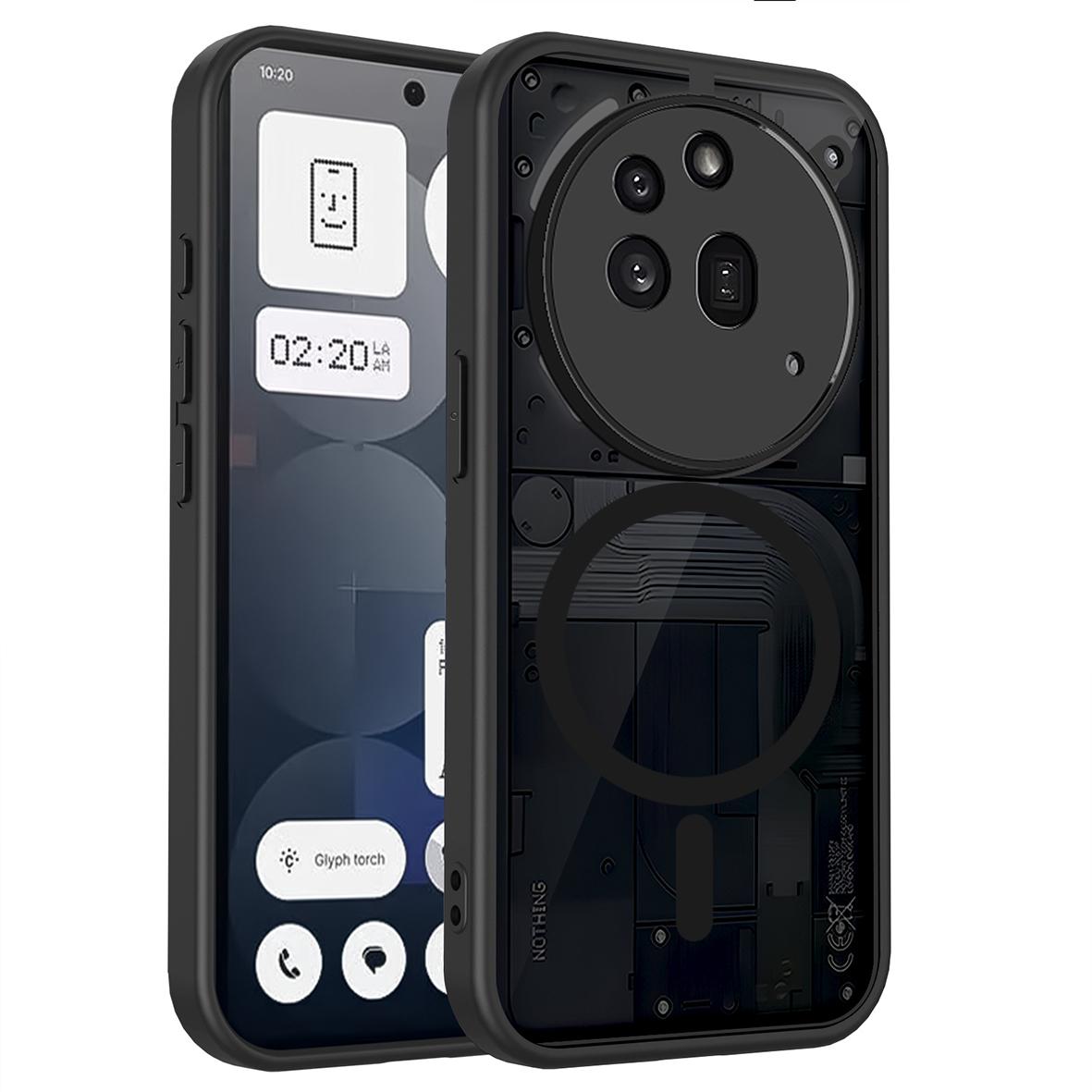 

Case For Nothing Phone 3 3A Pro Magsafe Magnetic Acrylic Matte All-wrap Scratch Proof PC Hard Cover For Nothing Phone3 3A Nothing Phone (3)